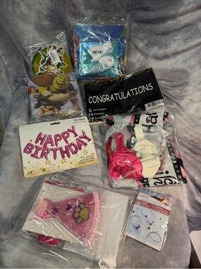 Party supplies bundle